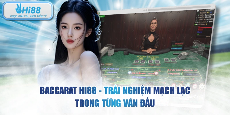 Baccarat HI88 - Trải Nghiệm Mạch Lạc Trong Từng Ván Đấu