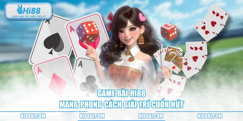 Game bài HI88 mang phong cách giải trí cuốn hút