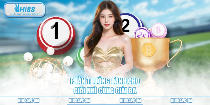 Phần thưởng dành cho giải nhì cùng giải ba