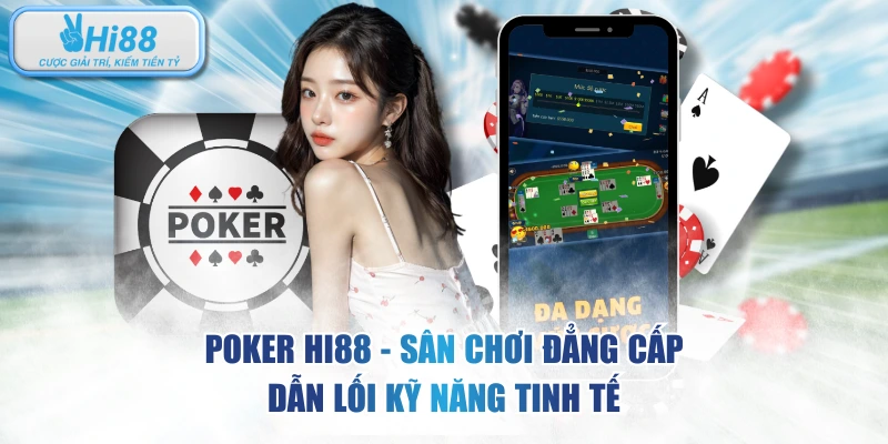 Poker HI88 – Sân Chơi Đẳng Cấp Dẫn Lối Kỹ Năng Tinh Tế