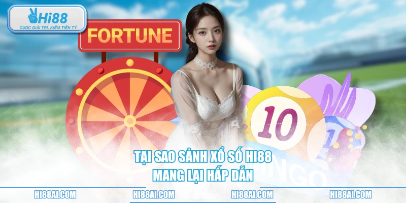 Tại sao sảnh xổ số HI88 mang lại hấp dẫn
